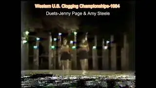 Jennifer Page & Amy Steele Traditional Duet 1984 Steele Family Cloggers Lagoon Clogging Competition