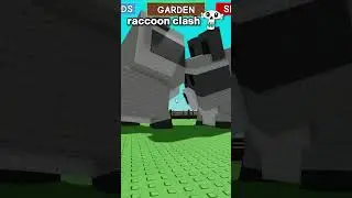 Bro had a raccoon war 💀 #roblox #growagarden #gag #funny