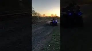 2016 Yamaha grizzly 700 drifting