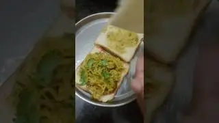 Bread Maggi sandwich🥪🤩 Day 19 Of 30 Days Maggie Challenge #shorts #maggi #viral