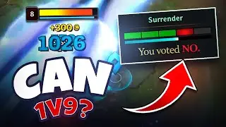 I CAN 1v9 LUX SOLO CARRY THIS?? (ONE SHOT)