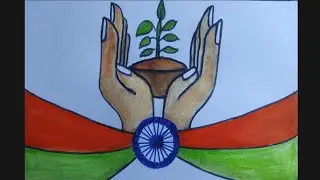 Happy Republic Day  Drawing poster | republic day poster ideas for school kids