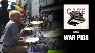 CAKE - War Pigs | Drum Cover on Hollywood Blvd