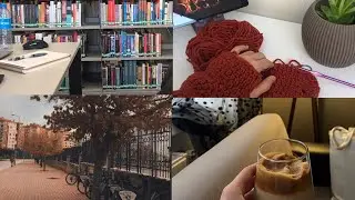 اقضوا معي اجواء الخريف 🍂🧶[ حيكت كفوف للشتاء]