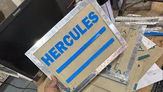 How To Make Acrylic Name Plates kese Banai Laser Machine ss