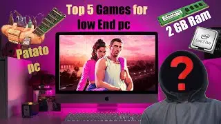 Top 5 PC Games For Low/Potato PC (Good Graphics )(NoGraphic Card )(4 Gb Ram)🔥