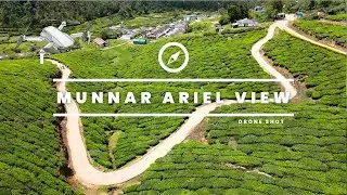 Stunning Drone Footage Above Munnar Tea Plantation -  Munnar / Vattavada