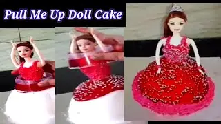 Pull Me Up Cinderella Doll Cake Recipe | Tsunami Cake |Trending Doll Cake | Disney Princess