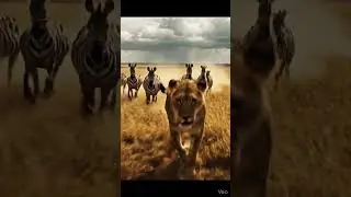 Tense Savanna Chase: Lionesses Launch a Hunt on Grazing Zebras&rdquo;