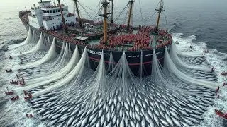 European fishing vessels are harvesting hundreds of tons of fish in the open sea every day.