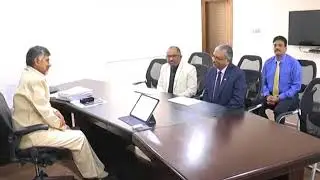 ANDHRA BANK E D MET AP CM AT C M'S RESIDENCE ON 23022018