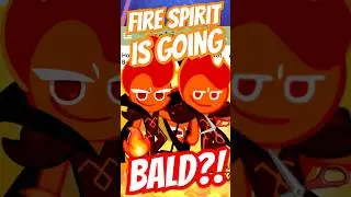 Is Fire Spirit Cookie GOING BALD?! #Shorts #CookieRun #CookieRunKingdom #CRK #FireSpirit