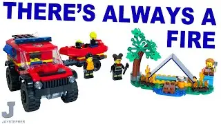 LEGO City 2024 4x4 Fire Engine With Rescue Boat 60412 Unboxing & Review