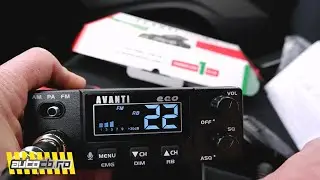 Avanti ECO, statie radio cb, prezentare, functii, setari, test LIVE