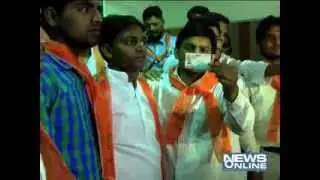 NSUI workers join into the BJP