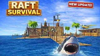 C4 Ready! 💥Island Container Destroy | Raft Survival Gameplay Hindi|Raft Ending? raft survival mobile