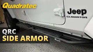 Quadratec QRC Side Armor with Step for Jeep Wrangler JL & Gladiator JT