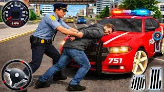 Police Chase Criminal Simulator 3D - Real Cop Cars Driving Simulator 2025 - Android GamePlay 