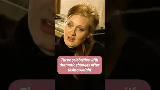 Three celebrities with dramatic changes after losing weight#singer #funny #entertainment #celebrity