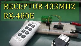Receptor 433Mhz - RX480E | Aprenda a programar