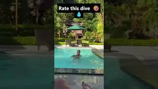 When grace takes a dive!  #poolpartyvibes #poolparty #summervibes