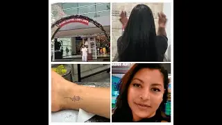 Primeiro Vídeo do Canal - Fiz uma Tatoo + Fiz progressiva sozinha em casa.