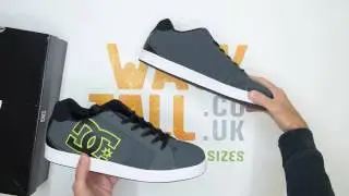 DC Shoes Net - Grey Black Green - Walktall | Unboxing | Hands on