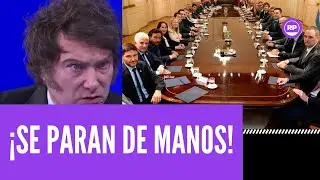 &iexcl;Gobernadores se hartaron de las meadas de Milei y se le paran de manos!