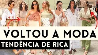 🔴COMO USAR  O ESTILO DE RICA  QUE VOLTOU A MODA NO VERÃO 2025: O BOHO CHIC!