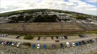 Drone footage of Long Rock, Penzance, Cornwall