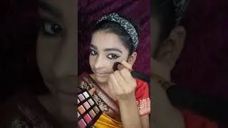 DURGA PUJA😘*Panchmi makeup look* For Teenagers 😍#trending #shorts #teen #easy  #fyp #inspire