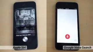 Siri vs Google Voice Search for iPhone