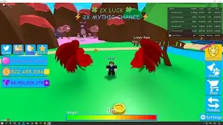 Bubble Gum Simulator - ganhando a giveaway do MrDavidPlayzz