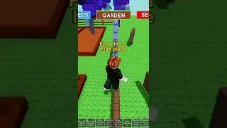 How to build an obby in grow a garden #growagarden #roblox #shorts