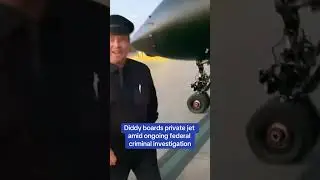 Diddy boards private jet amid ongoing criminal investigation 👀
