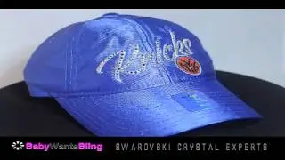New York Knicks Womens Bling Hat Cap Adidas World's Finest Crystal Rhinestones Swarovski