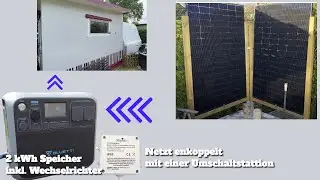 Autark auf dem Campingplatz mit einem Balkonkraftwerk und der Bluetti AC200P