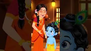 Bal Krishna Cartoon Story | #ytshorts #balkrishna #krishna #radhekrishnaa