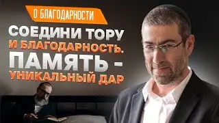 ✡️Ицхак Пинтосевич: Соедини Тору и благодарность. Память - уникальный дар | О благодарности. Урок 12