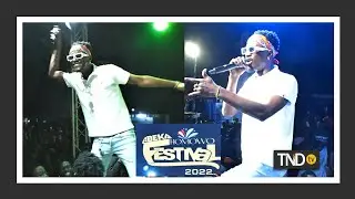 D Sherif, King of Nima Music, thrilled fans at Abeka Homowo Festival. Energetic performance