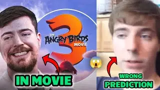 MR BEAST in angry birds 3 movie😱mr beast wrong prediction