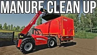 CLEANING OUT THE POO! | Mercury Farms E32 | Let's Play FS19