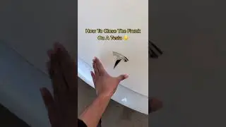 How To Close The Frunk On A Tesla 🤔