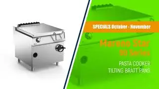 Mareno Star 90 Pasta Cookers & Tilting Bratt Pans | Commercial Kitchen Equipment