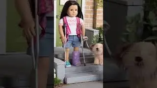 Helping a Friend in Need Walk their Puppy! | American Girl