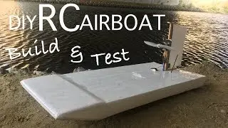 Building a RC Airboat out of Depron! 🛥⚓️🔩🔧