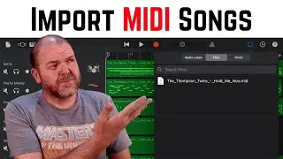 Импорт MIDI-файлов в GarageBand iOS (для фонограмм/каверов)
