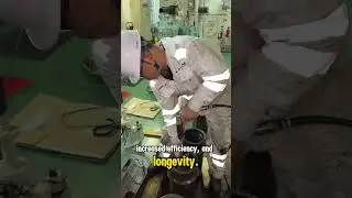Effect of honing a cylinder liner #marine #engineer #automobile #honing #shorts #short #shortvideo