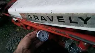 73 Gravely C8 Custom Convertible part 10 new oil pressure gauge