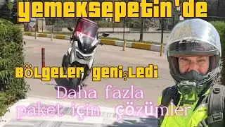 Yemeksepetinde Bölgeler Genişledi daha fazla paket için fikirler #yemeksepeti #kurye #motovlog